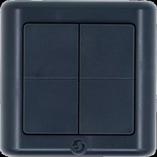 Interruptor de Pared Shelly BLU Wall Switch 4 ZB DK ZigBee y Bluetooth