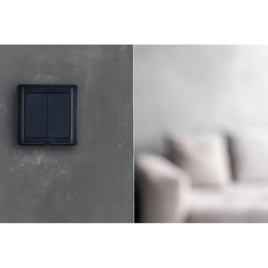 Interruptor de Pared Shelly BLU Wall Switch 4 ZB DK ZigBee y Bluetooth