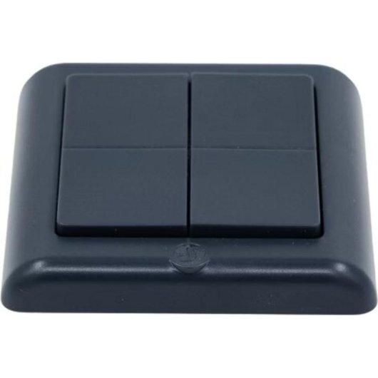 Interruptor de Pared Shelly BLU Wall Switch 4 ZB DK ZigBee y Bluetooth
