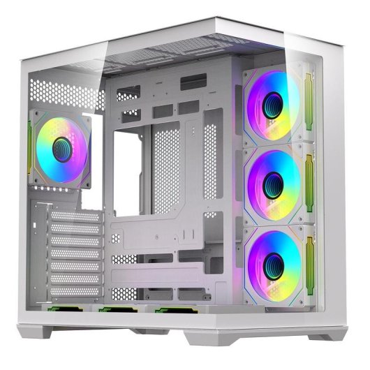 Boîtier Tour darkFlash C280 Acquarium Blanc Gaming