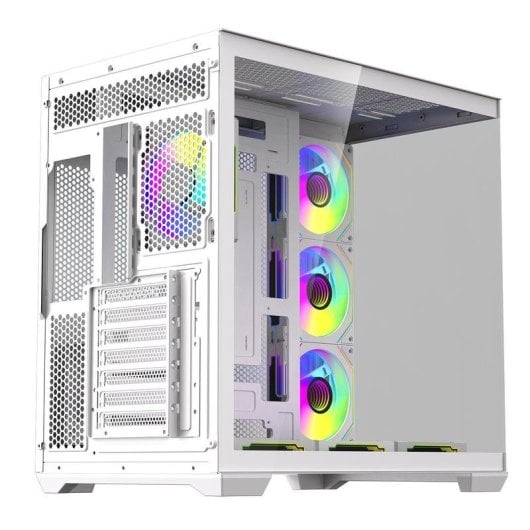 Boîtier Tour darkFlash C280 Acquarium Blanc Gaming