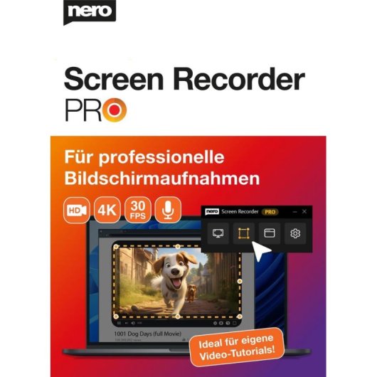 Logiciel d'enregistrement d'écran Nero Screen Recorder PRO 365 Windows