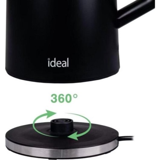 Kettle Ideal IK1130 1500W 1.7L Negro Acero Inoxidable