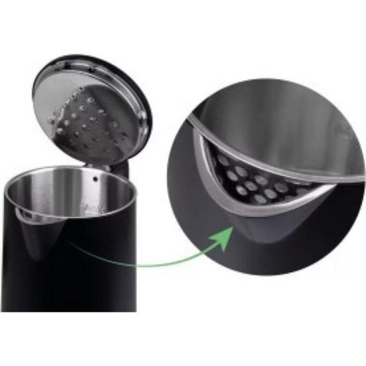 Kettle Ideal IK1130 1500W 1.7L Negro Acero Inoxidable