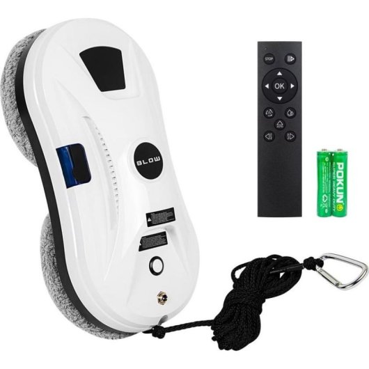 Robot limpador de janelas Blow Lumino com comando remoto e depósito de 30 ml