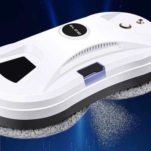 Robot limpador de janelas Blow Lumino com comando remoto e depósito de 30 ml