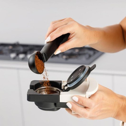 Cafetera de Cápsulas Taurus Moka Bari 0,65 L 20 Bares Blanca 4 en 1