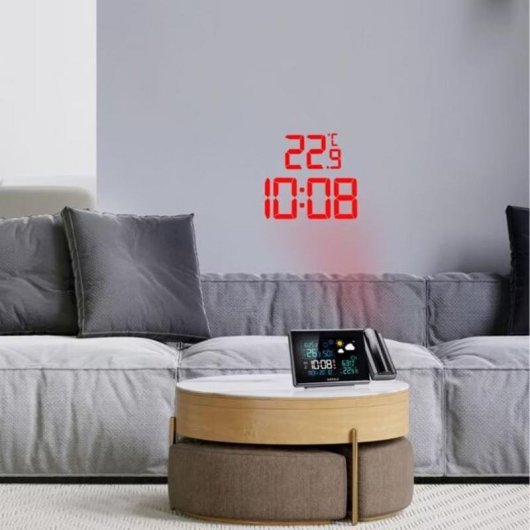 Sensor de Temperatura y Humedad Kienzle Funk Proyección Funciones Avanzadas