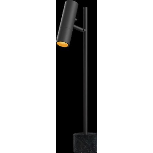 Lámpara de Escritorio SackIT EXPO Moderna Aluminio Mármol Negro 66 cm