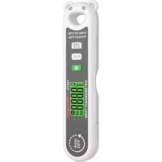 Thermomètre Digital Habotest HT691 pour Viande et Grill avec Sonde Ajustable