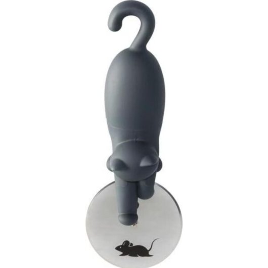 Cortapizzas Gato Ototo Kitty Cut Edelstahl/Kunststoff Negro