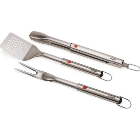 Set di Utensili per Griglia Joseph Joseph GrillOut 3 Pezzi Acciaio Inossidabile