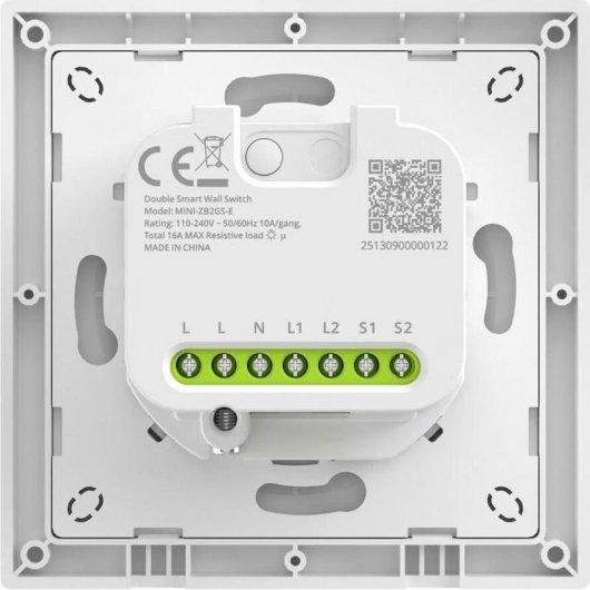 Interruptor Sonoff MINI-ZB2GS-E ZigBee 2x Taster Branco