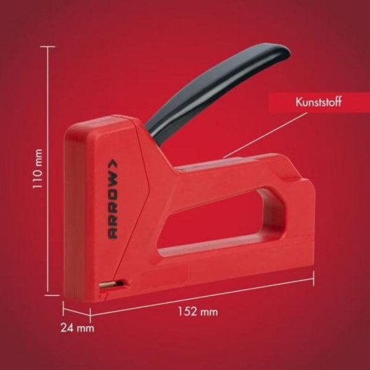 Agrafeadora Arrow JT21 PK Manual para Madeira e Papel