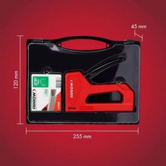 Agrafeadora Arrow JT21 PK Manual para Madeira e Papel