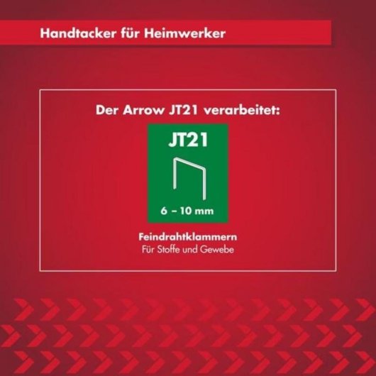 Agrafeadora Arrow JT21 PK Manual para Madeira e Papel