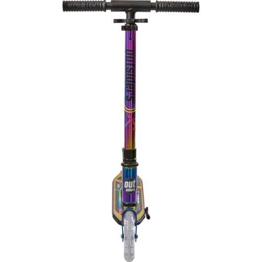 Patinete Outsiders Aero Neo Chrome 70 kg Rodas 140 mm Travão traseiro dobrável