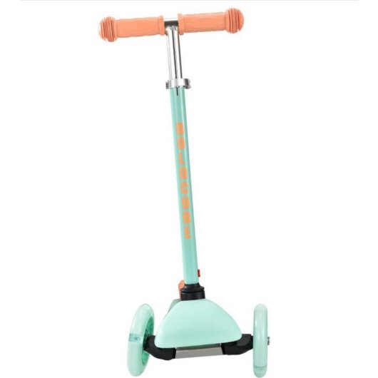 Patinete infantil Boldcube 3 ruedas 120 mm Verde Mint con manillar ajustable