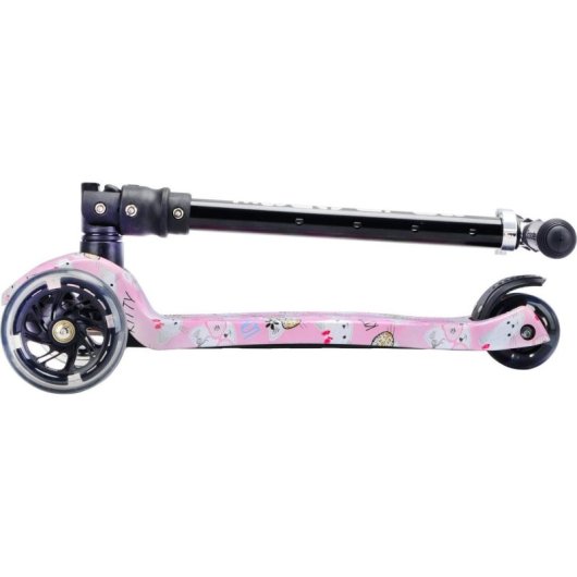 Trotinete Boldcube SKY027 3 rodas 200 mm Travão de pé Dobrável Rosa