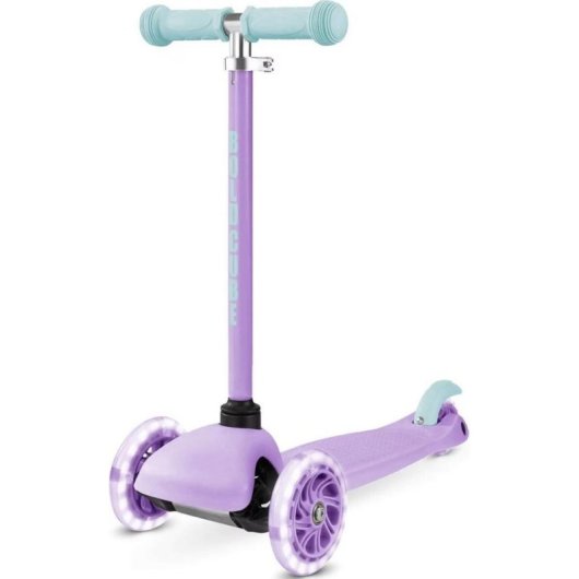 Patinete infantil Boldcube 3 ruedas 30 kg altura regulable lila