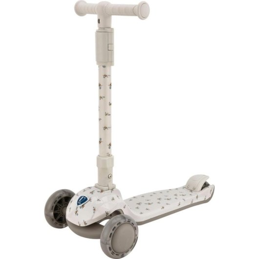 Trotinete Copenhagen Mini Ladybug com guiador ajustável e rodas iluminadas multicoloridas