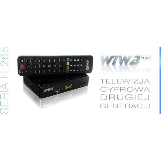 Tuner TV Wiwa H.265 DVB-T2 Full HD Negro