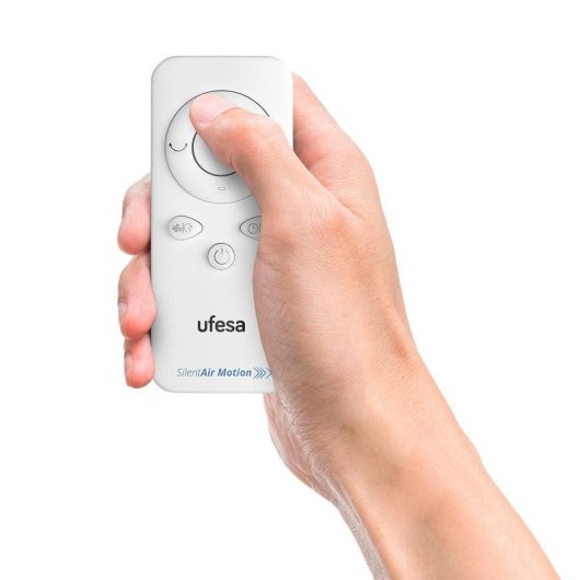 Tischventilator Ufesa 24W 3 Stufen Digitalmotor 3D-Oszillation SilentAir Timer