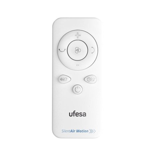 Tischventilator Ufesa 24W 3 Stufen Digitalmotor 3D-Oszillation SilentAir Timer