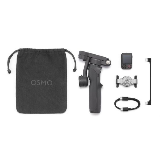 Estabilizador DJI Osmo Mobile 8P para smartphones com seguimento ActiveTrack 8.0 design dobrável
