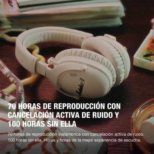 Casque Marshall Monitor III A.N.C. sans fil Bluetooth 5.3 avec réduction active du bruit noir