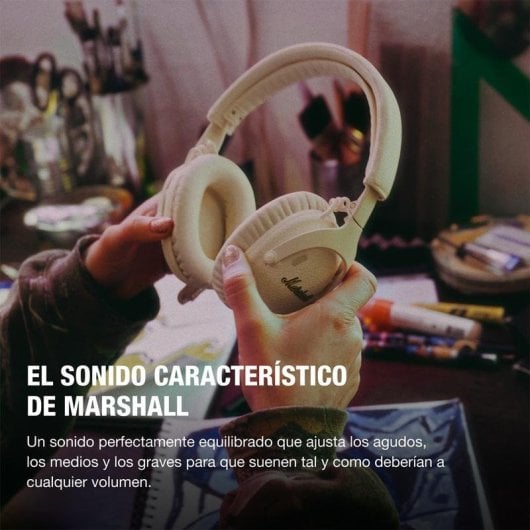 Casque Marshall Monitor III A.N.C. sans fil Bluetooth 5.3 avec réduction active du bruit noir