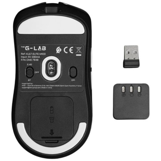 Mouse wireless The G-Lab KULT Elite M100 Nero 26000 DPI