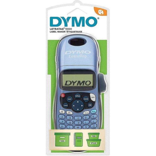 Imprimante d'étiquettes double face DYMO LetraTag LT-100H Plus avec clavier 12 mm
