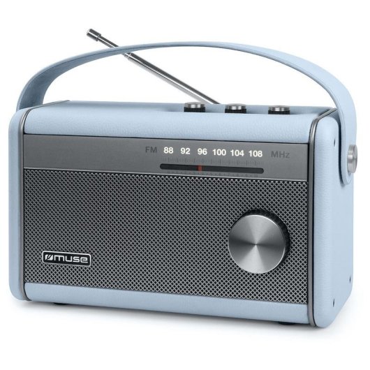 Bluetooth-Radio Portable Muse M-098 Blau 10W USB-C Jack 3.5 mm
