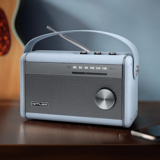 Bluetooth-Radio Portable Muse M-098 Blau 10W USB-C Jack 3.5 mm