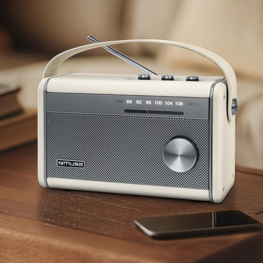 Bluetooth-Radio tragbar Muse M-098 SC 10W USB-C Jack 3.5 mm