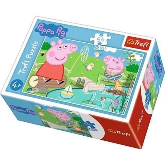 Puzzle Trefl Wesoły dzień Świnki Peppy 1 54 piezas