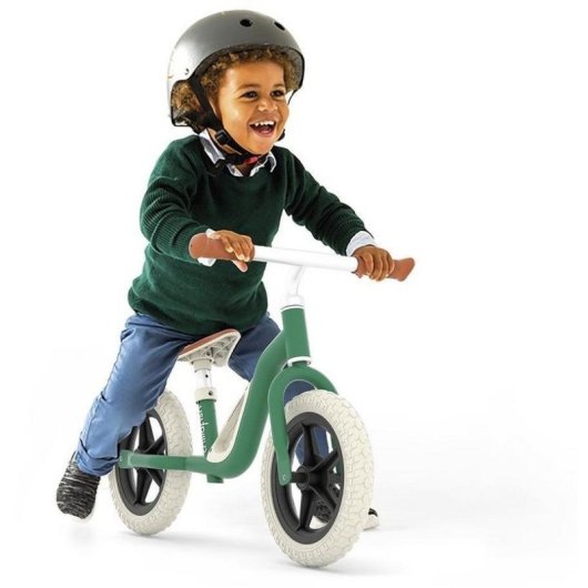 Bicicleta sin pedales Chillafish Charlie 10" bosque de 1,5 a 4 años