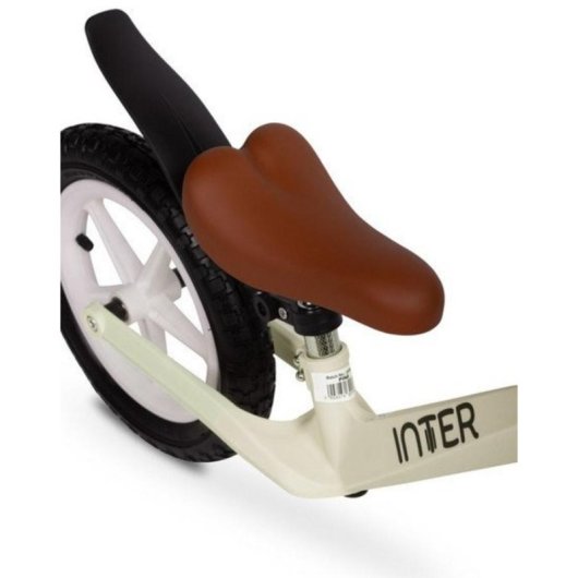 Bicicleta de equilíbrio Toyz Inter Cream para crianças 3 a 6 anos