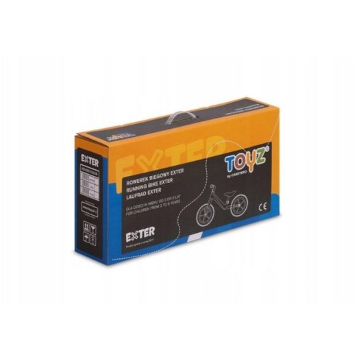 Bicicleta de equilíbrio Toyz Exter Blue para crianças de 3 a 6 anos