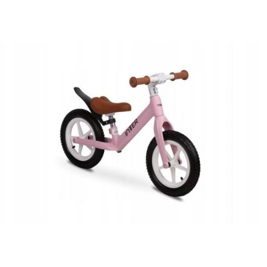 Bicicleta de equilíbrio Toyz Inter Pink para crianças de 3 a 6 anos