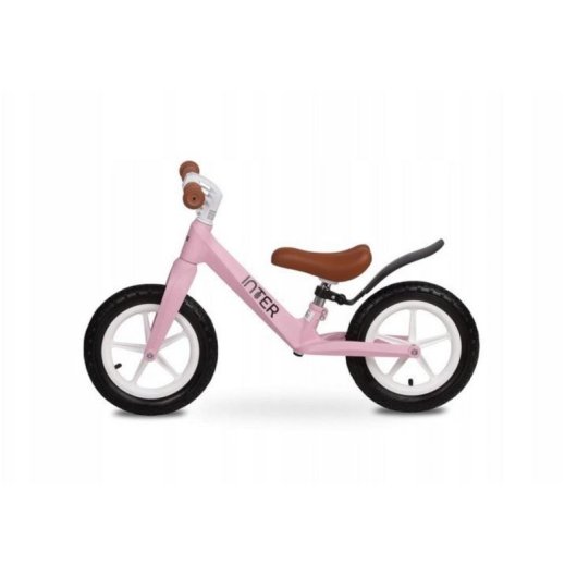 Bicicleta de equilíbrio Toyz Inter Pink para crianças de 3 a 6 anos