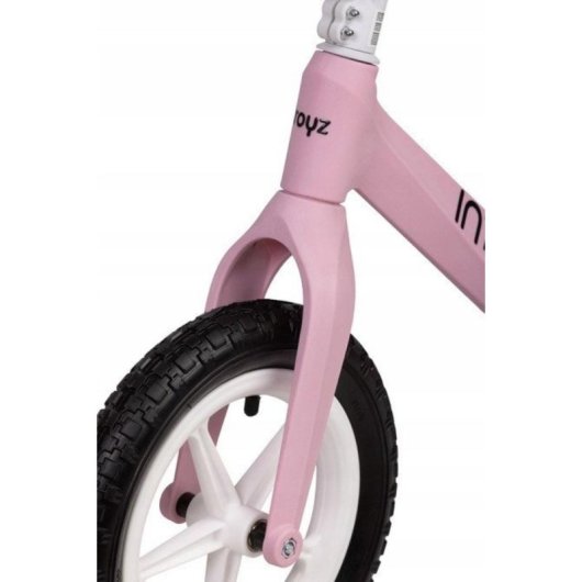 Bicicleta de equilíbrio Toyz Inter Pink para crianças de 3 a 6 anos
