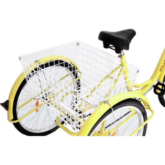Bicicleta de reabilitação Enero 3 rodas 24 polegadas baunilha