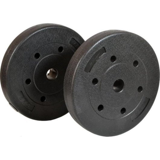 Pesa de gimnasio Enero Fit 5 kg color negro