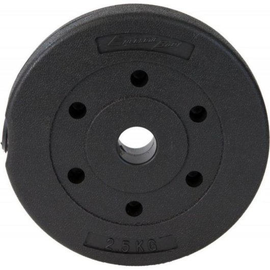 Peso de betão Eb Fit 2,5 kg 28 mm preto