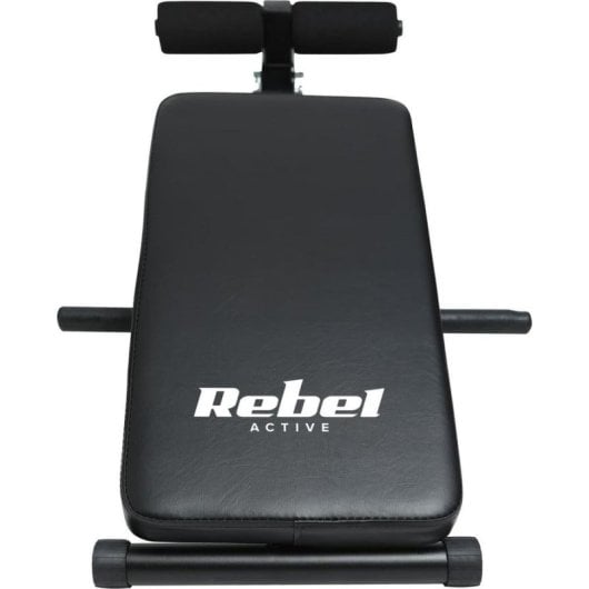 Banco de exercícios Rebel Active RBA-2005 para abdominais, suporte 120 kg