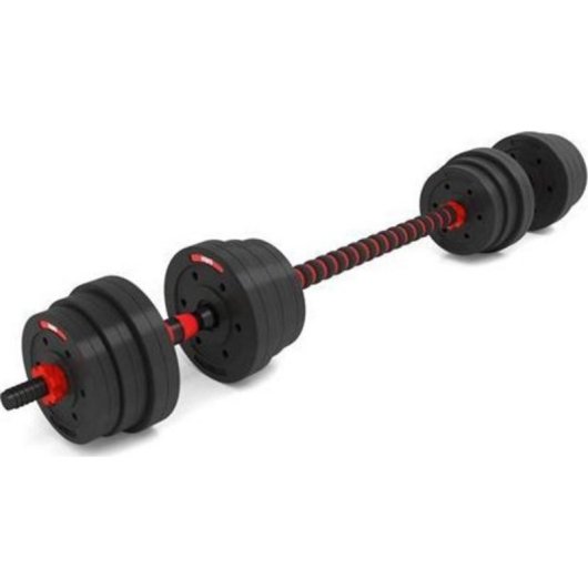 Manubri HMS SGP20 2 x 10 kg Bituminosi con Funzione Barra