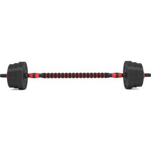 Manubri HMS SGP20 2 x 10 kg Bituminosi con Funzione Barra