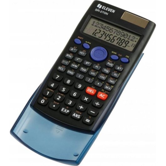 Calculadora científica Eleven SR-270N alimentação solar e bateria